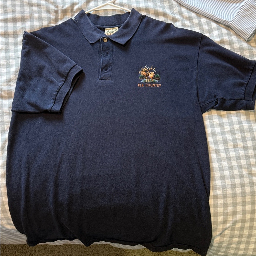 Habitat Dark Blue Polo Shirt